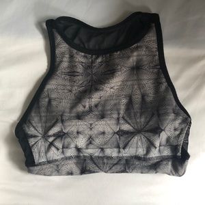 Hurley high neck sports bra size S